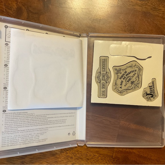 Stampin Up! Vintage Verses set of 4 clear mount stamp set - Picture 3 of 5